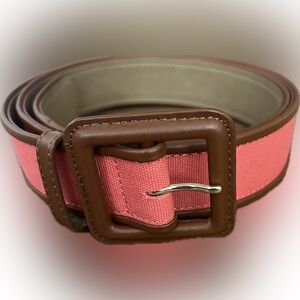 NWT Women’s Size L Talbots Belt - Coral Color